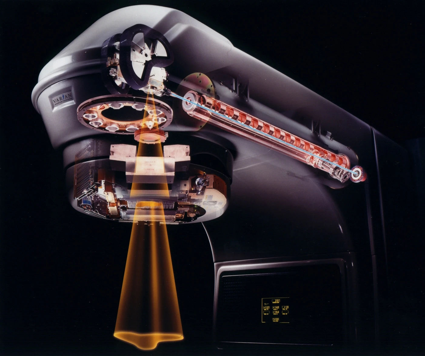 Clinical linear accelerator beamline