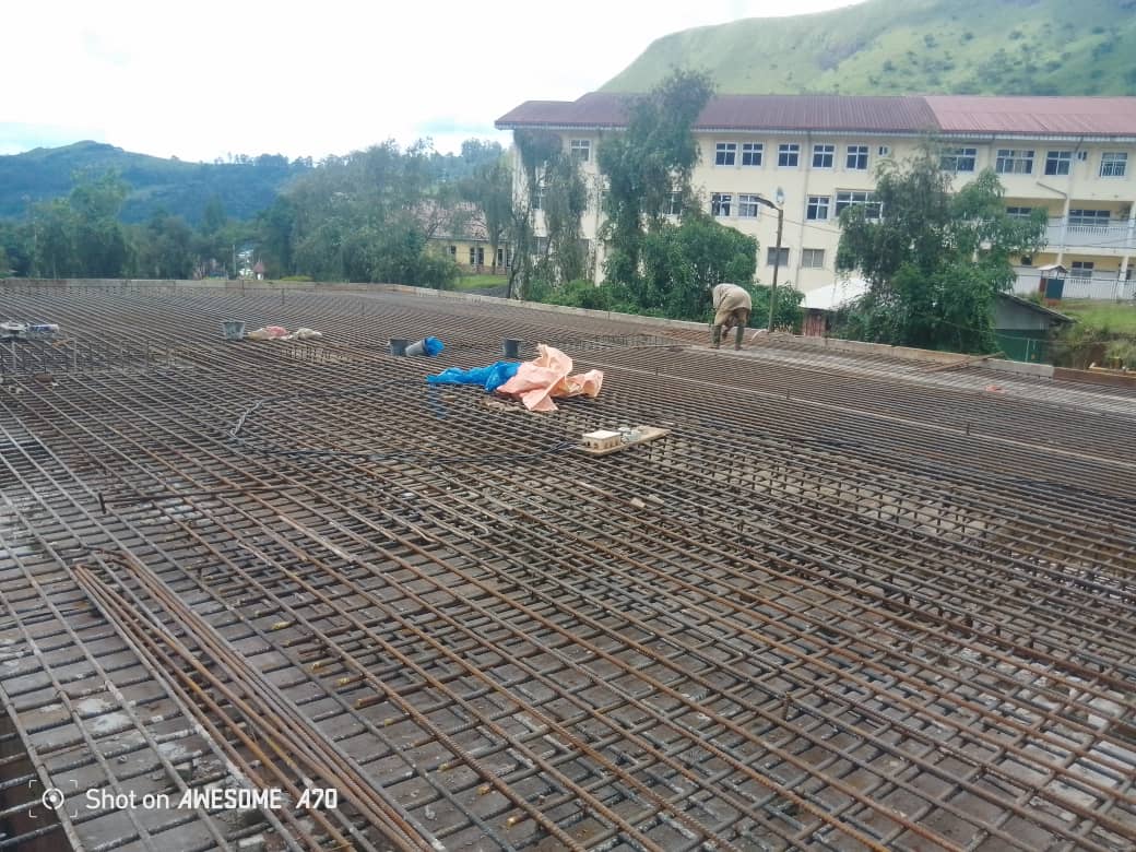 October 2025 - Rebar is installed ready for the final roof pour