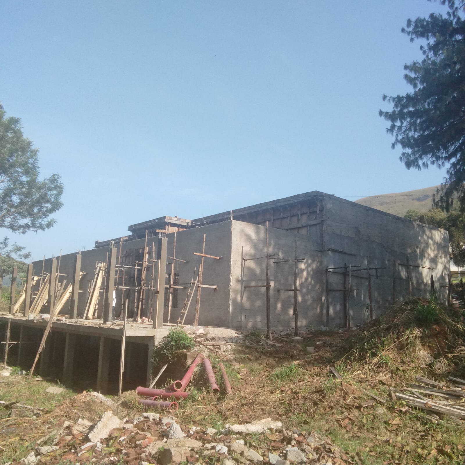 December 2025 - Final concrete curing starts