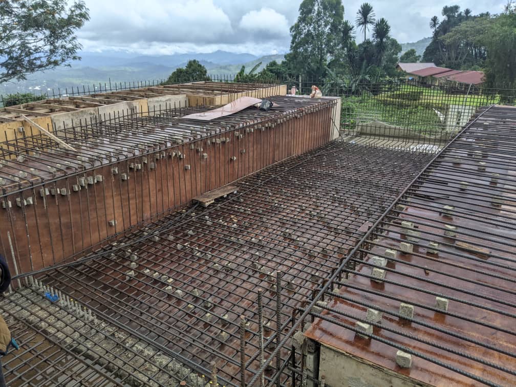 August 2025 - The rebar for the primary barrier is installed